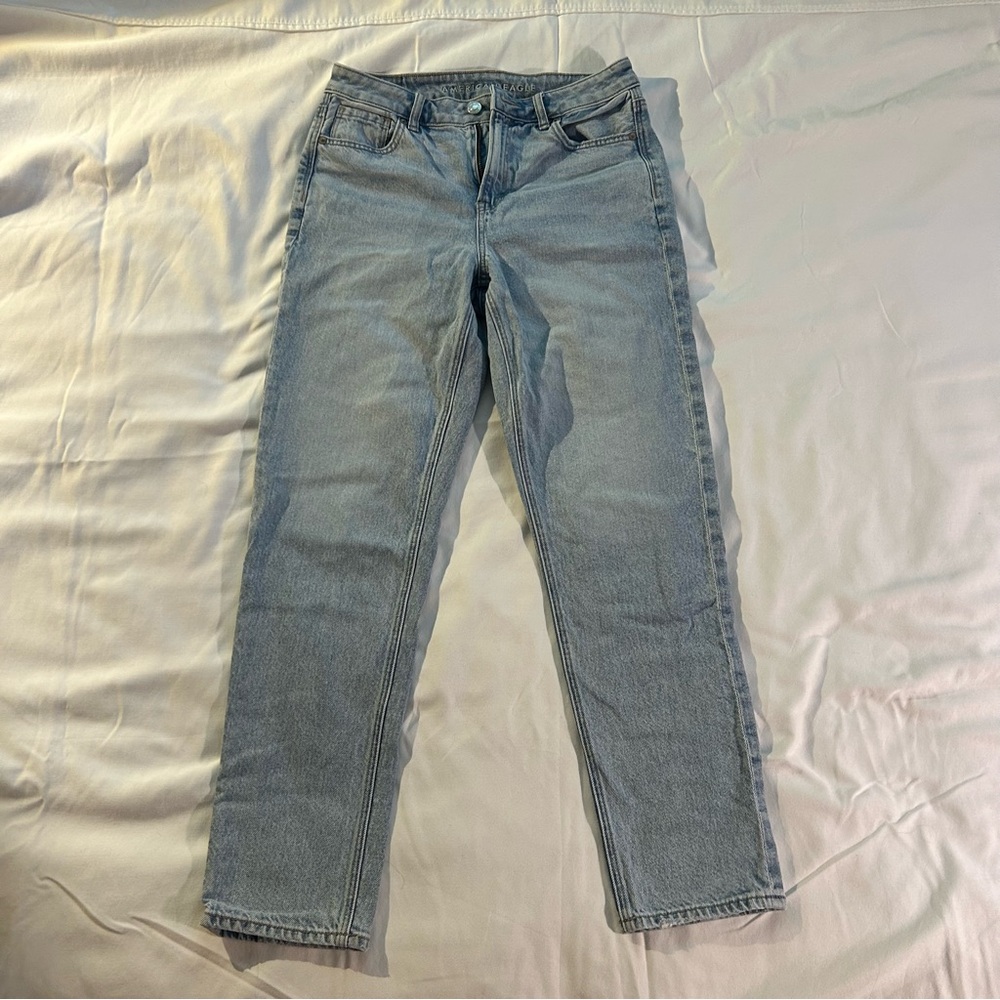 American Eagle Outfitters Light Blue Straight Jeans